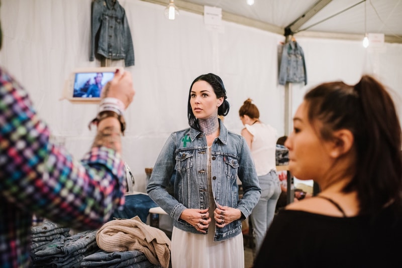 Levi's Airstream at Neon Carnival