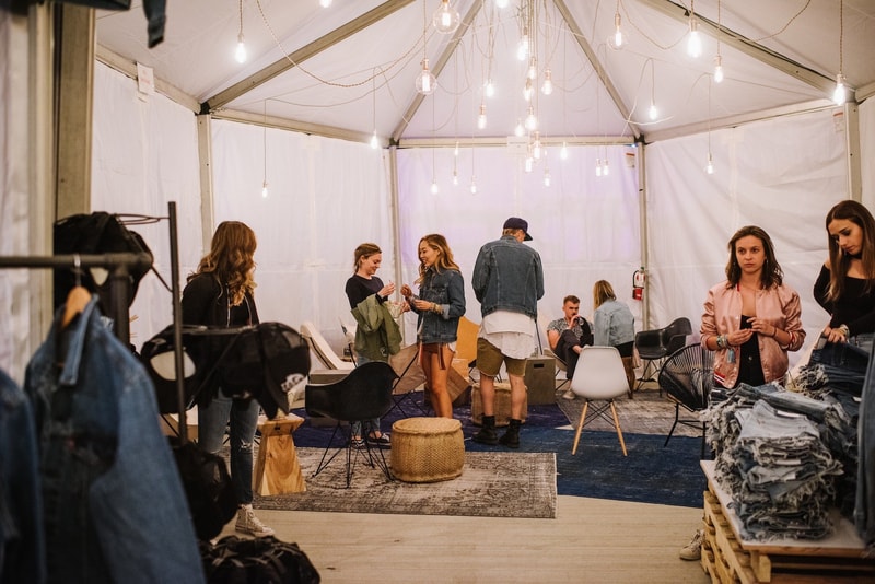 Levi's Airstream at Neon Carnival