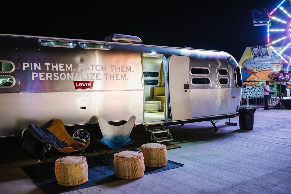 Levi's Airstream at Neon Carnival | Hypebeast