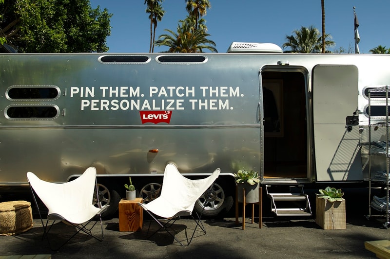 Levi's Coachella Airstream Trailer Pop-Up