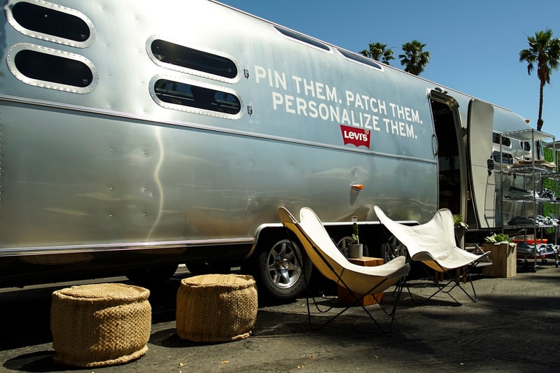 Levi's Coachella Airstream Trailer Pop-Up