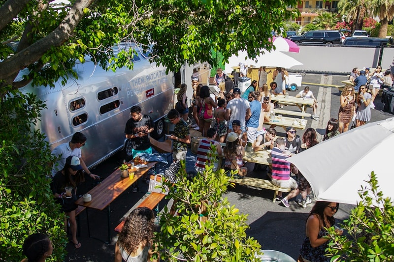 Levi's Coachella Airstream Trailer Pop-Up