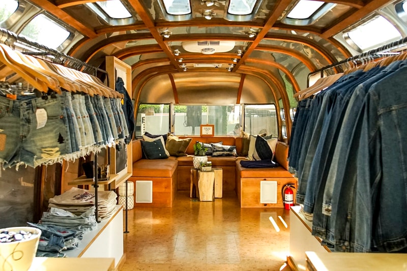 Levi's Coachella Airstream Trailer Pop-Up