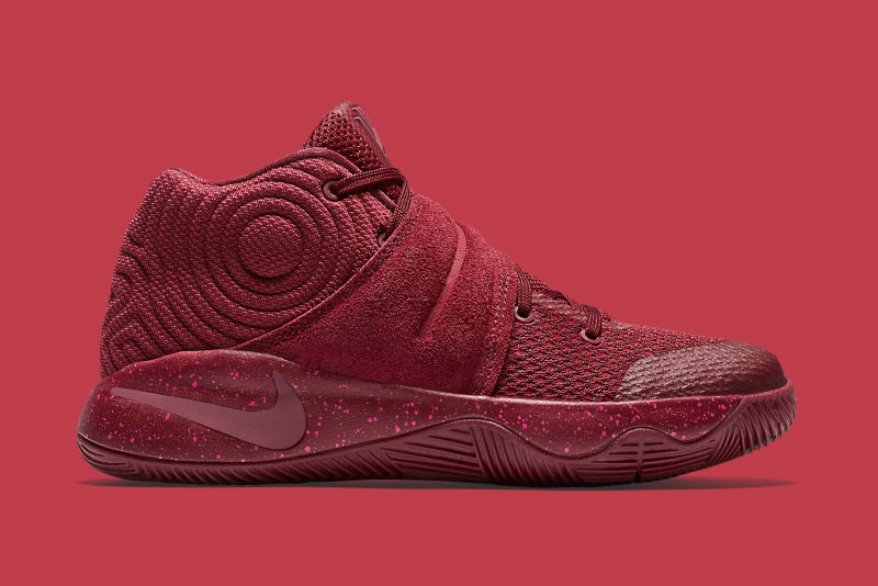 Nike Kyrie 2 All Red Suede
