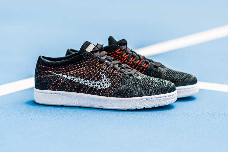 Nike Drops a Tennis Classic Ultra Flyknit "Black/Anthracite" with Vibrant Details