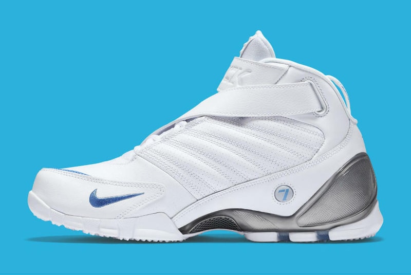 Nike Zoom Vick 3 In White and University Blue Sneaker