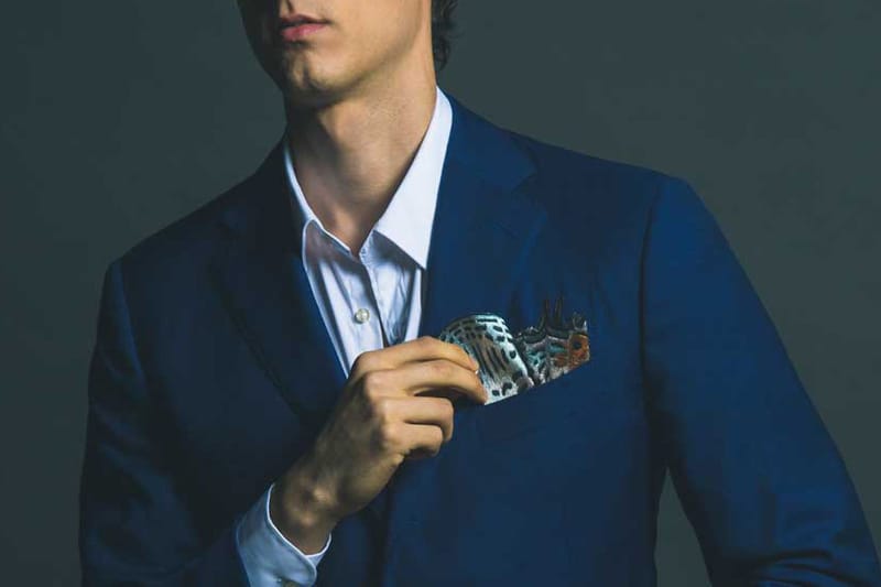 Novel Fineries Transforms Butterfly Wings Into Pocket Squares