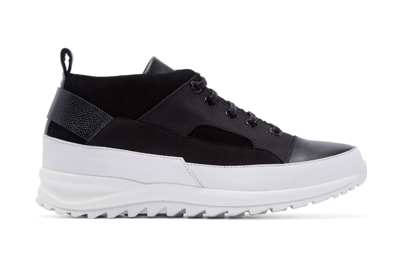 Public School Black Hiker Mid-Top