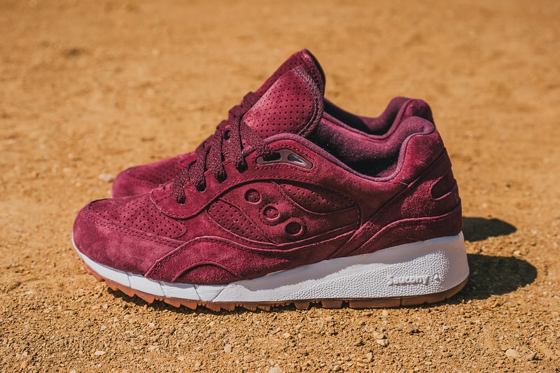 Packer Shoes Saucony Shadow 6000 Burgundy Suede