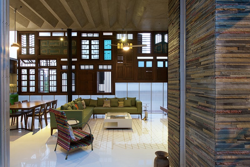 S+PS ARCHITECTS' Stunning Mumbai Residence Is a Collage of Recycled Materials