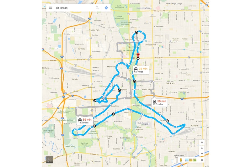 Streetwear Brand Logos with Google Maps