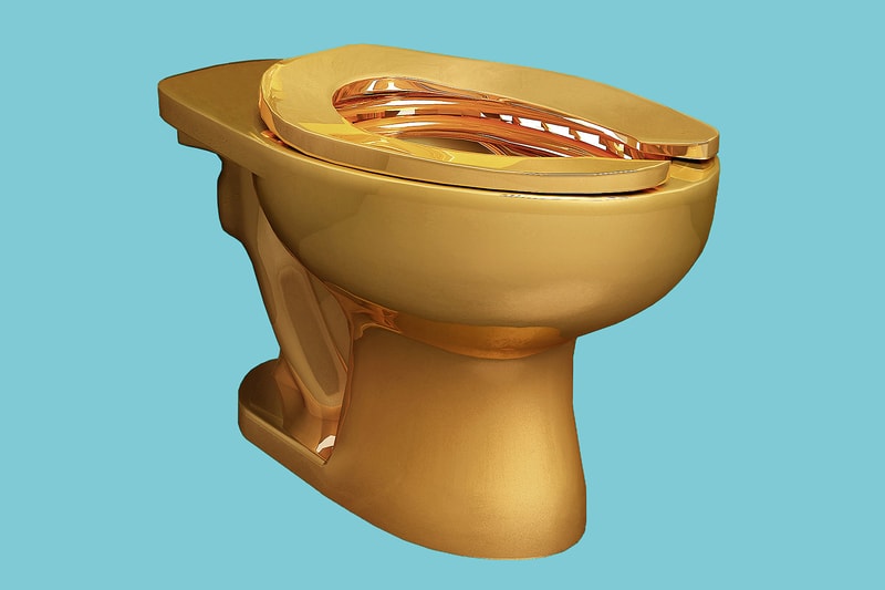The Guggenheim 18-Karat Gold Toilet