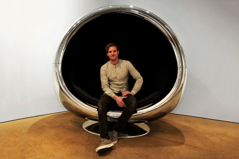 Fallen Furniture 737 Jet Engine Cowling Chair