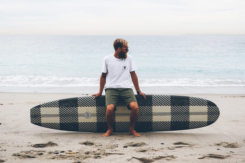 Surf on Wool With the Woolrich x Almond Surfboards Collection