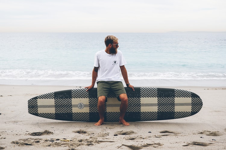 Surf on Wool With the Woolrich x Almond Surfboards Collection