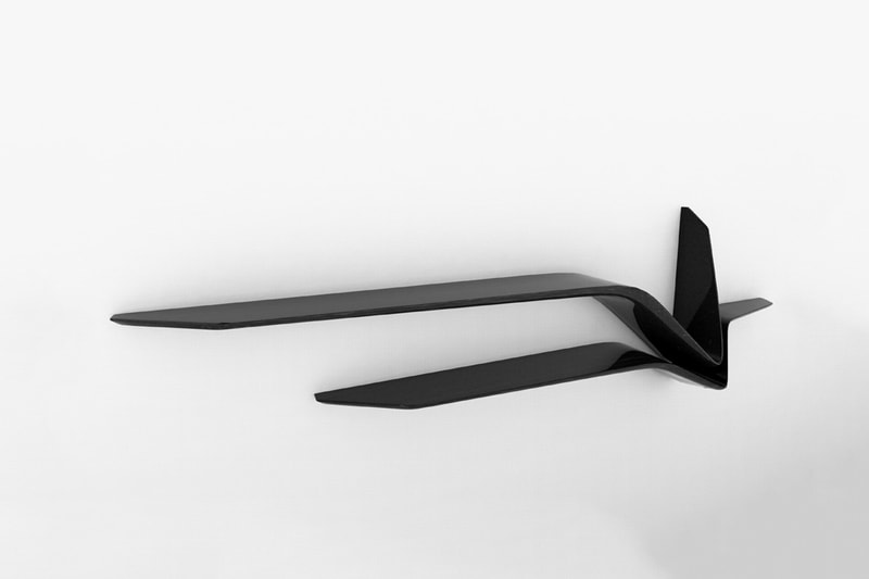 Zaha Hadid CITCO Valle Black Granite Shelf