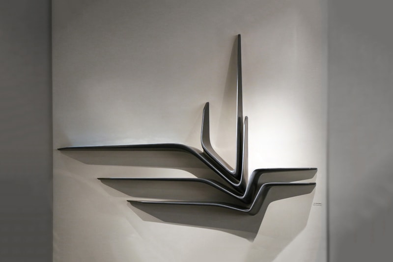 Zaha Hadid CITCO Valle Black Granite Shelf