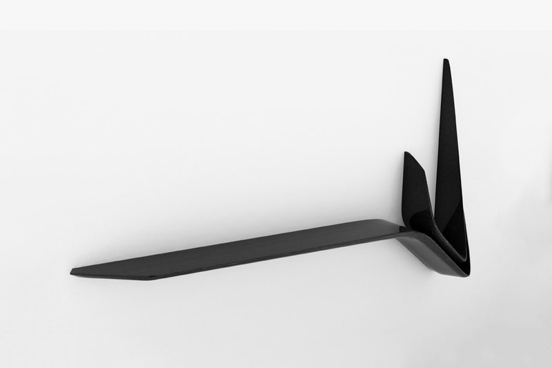 Zaha Hadid CITCO Valle Black Granite Shelf