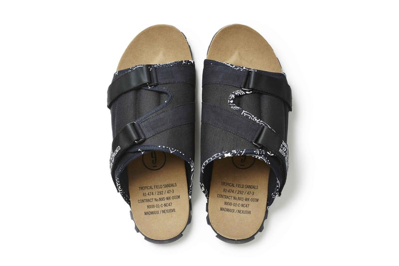 NEXUSVII's MADMAXX Line Sews Vintage Bandanas Into Its Tropical Field Sandals
