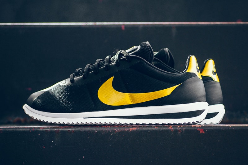 Nike Cortez Black/Metallic Gold