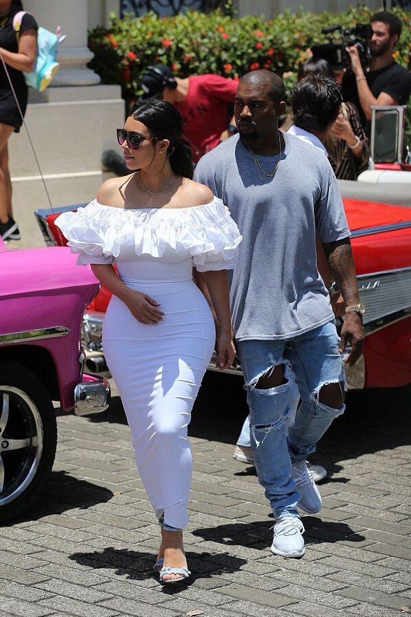Kanye West Wearing All White Yeezy Boost in Cuba | Hypebeast