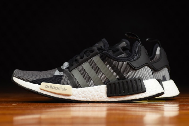 adidas Originals NMD R1 in Black Camo Sneaker
