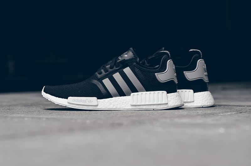 adidas shoes nmd black and white