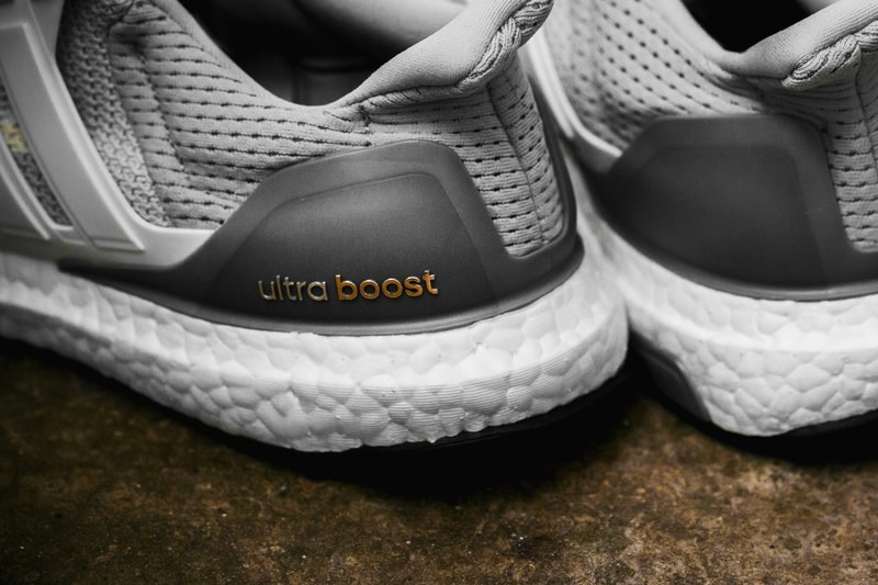 adidas Ultra Boost White and Gray Sneaker