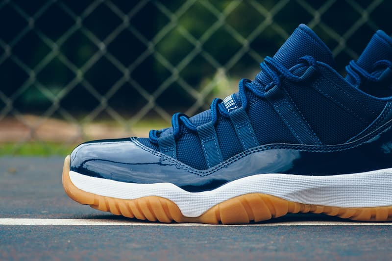 Air Jordan 11 Retro Low Midnight Navy White Gum Sneaker Hypebeast Air Jordan 11 Retro Low Midnight Navy White Gum Sneaker Hypebeast
