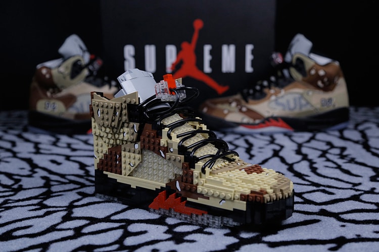 Air Jordan 5 Supreme Made of LEGOs
