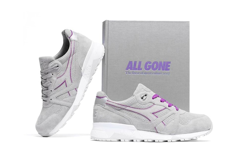 All Gone La MJC Diadora N9000 grey