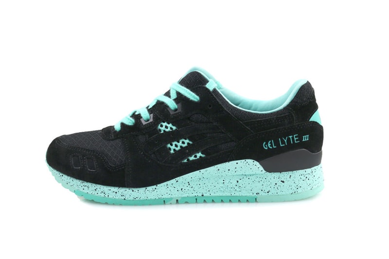 ASICS Gel Lyte III in Black and Mint Sneaker