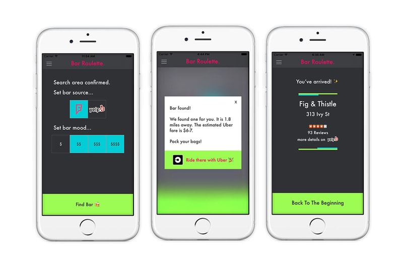 Bar Roulette App Takes You To A Random Bar