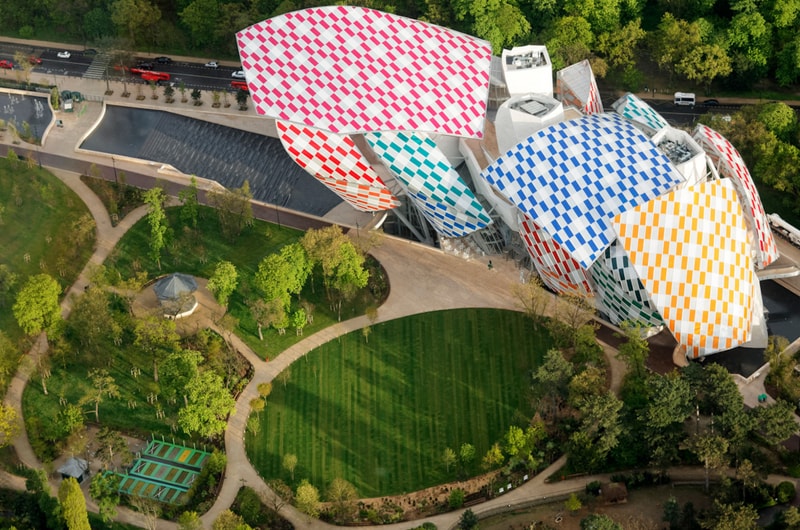 Daniel Buren Fondation Louis Vuitton