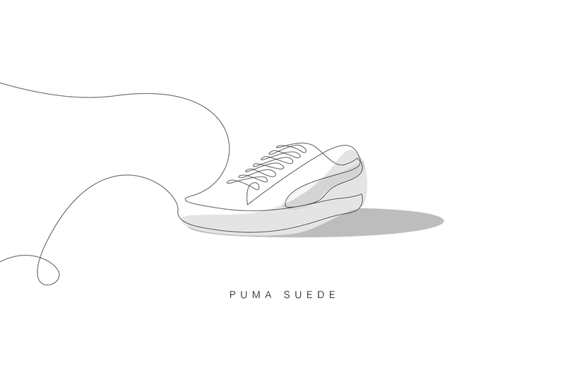 Differantly Studios One Line Sneaker Drawings