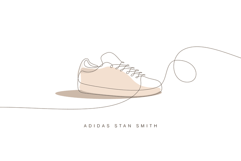 Differantly Studios One Line Sneaker Drawings