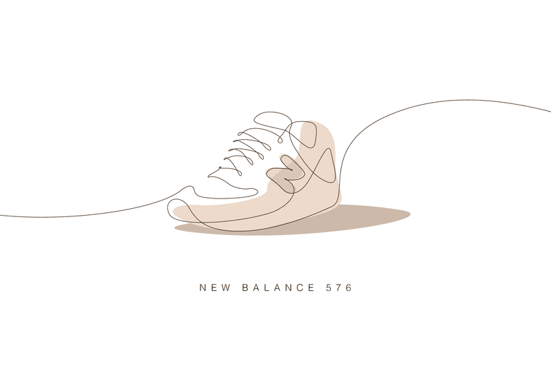 Differantly Studios One Line Sneaker Drawings