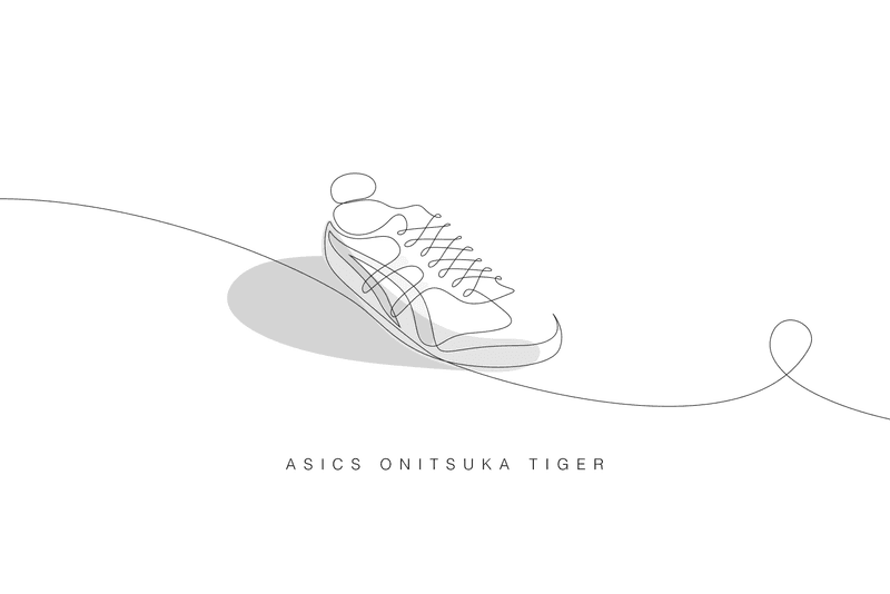 Differantly Studios One Line Sneaker Drawings