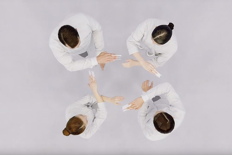 Japanese Business Card Exchanges Interpreted Via Mesmerizing Choreography