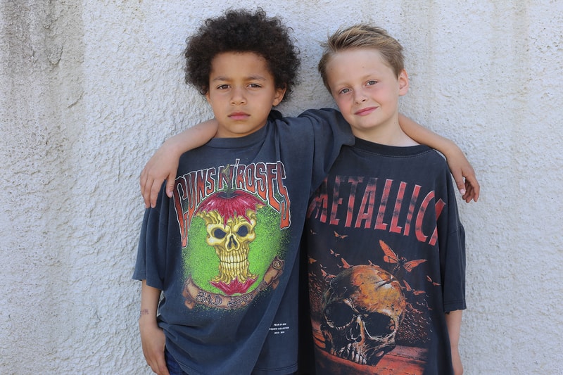 #hypebeastkids Fear of God "Resurrects" Vintage Band T-Shirts With New Prints