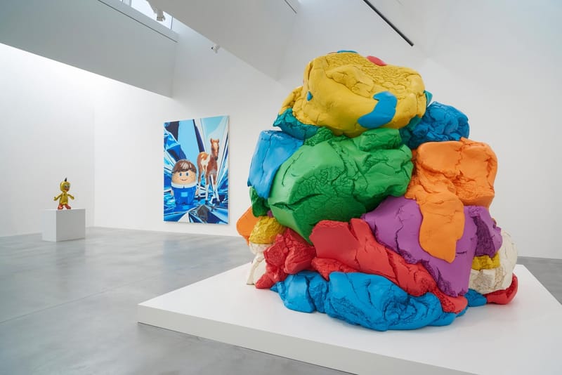 A Look Inside Jeff Koons' "Now" Exhibition at Damien Hirst's Newport Street Gallery