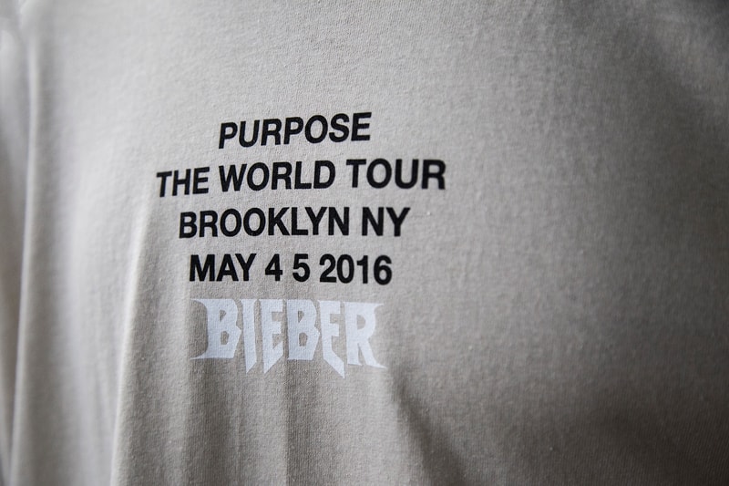 Justin Bieber Purpose Pop Up Shop at VFILES