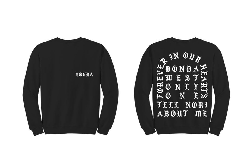 pics Kanye Donda Shirt kanye west honors late mother with new