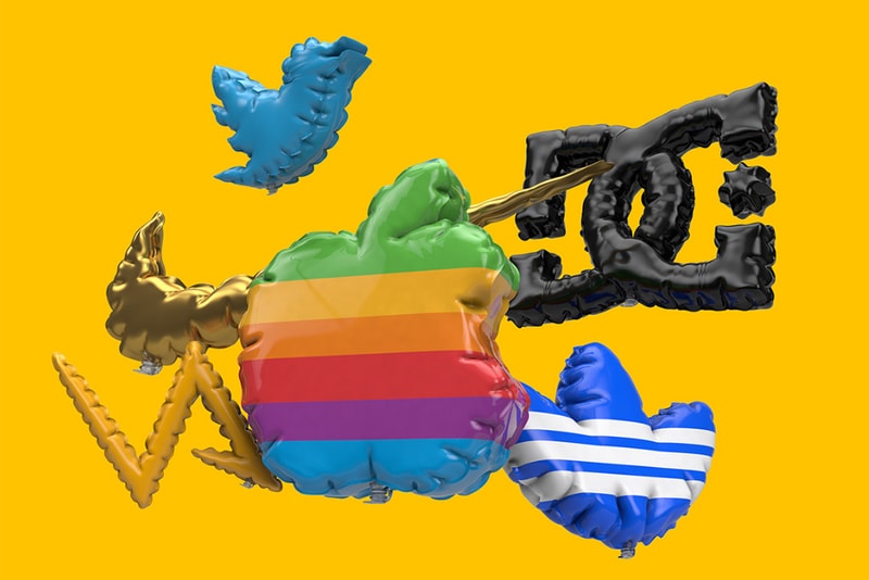 Logos Re-Imagined as Inflatable Balloons