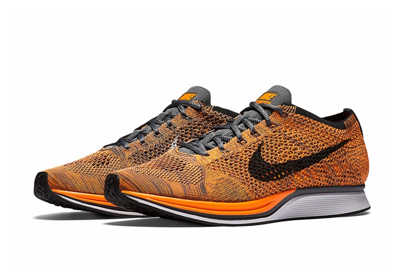 Nike Flyknit Racer in Total Orange