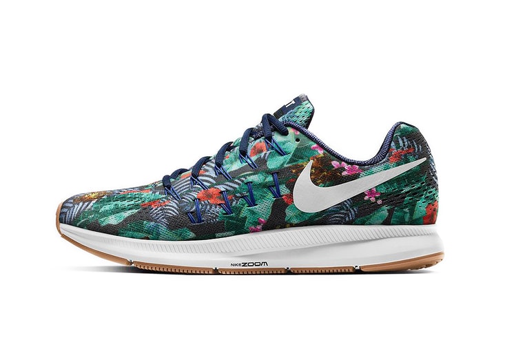 NIKEiD Welcomes Floral Patterns to the Air Zoom Pegasus 33 Silhouette