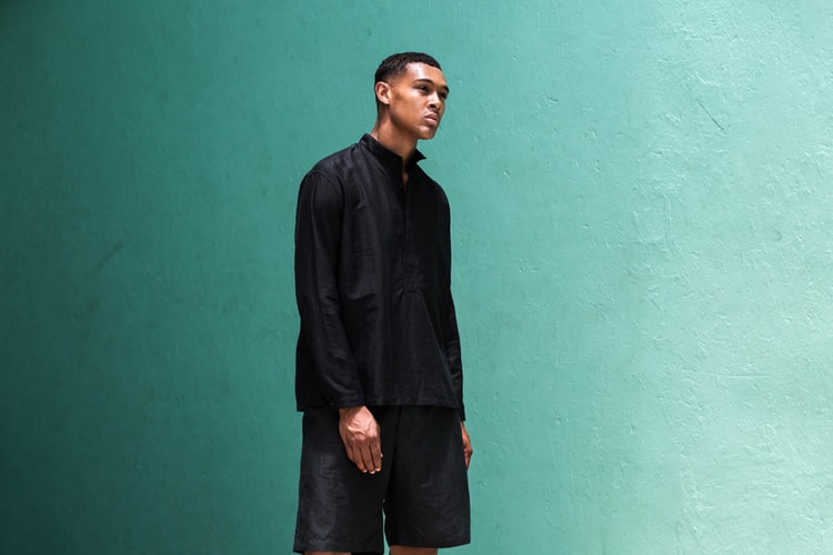 OUTLIER All-Black in Warmer Weather With Openweight Merino and Injected Linen Pieces