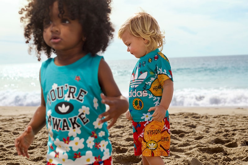 Pharrell x adidas Originals "Pink Beach" Kids Collection