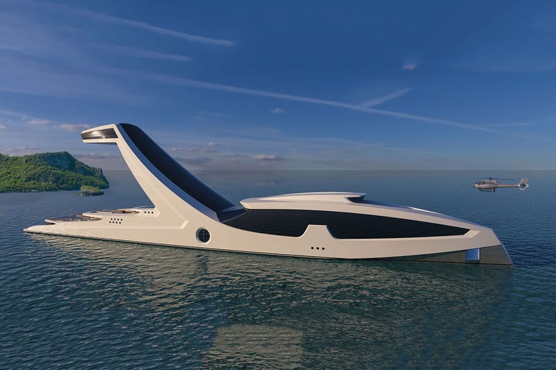 This Mega Yacht Concept Includes a Stunning Infinity Pool in the Sky