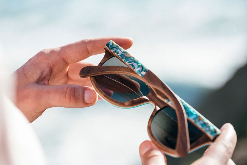 Shwood's "Sea" Sunglasses Use Real Sea Shells